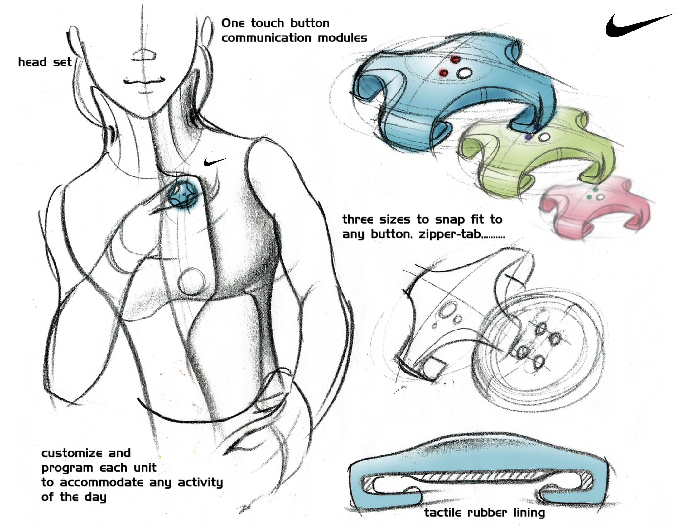 One-touch communication modules