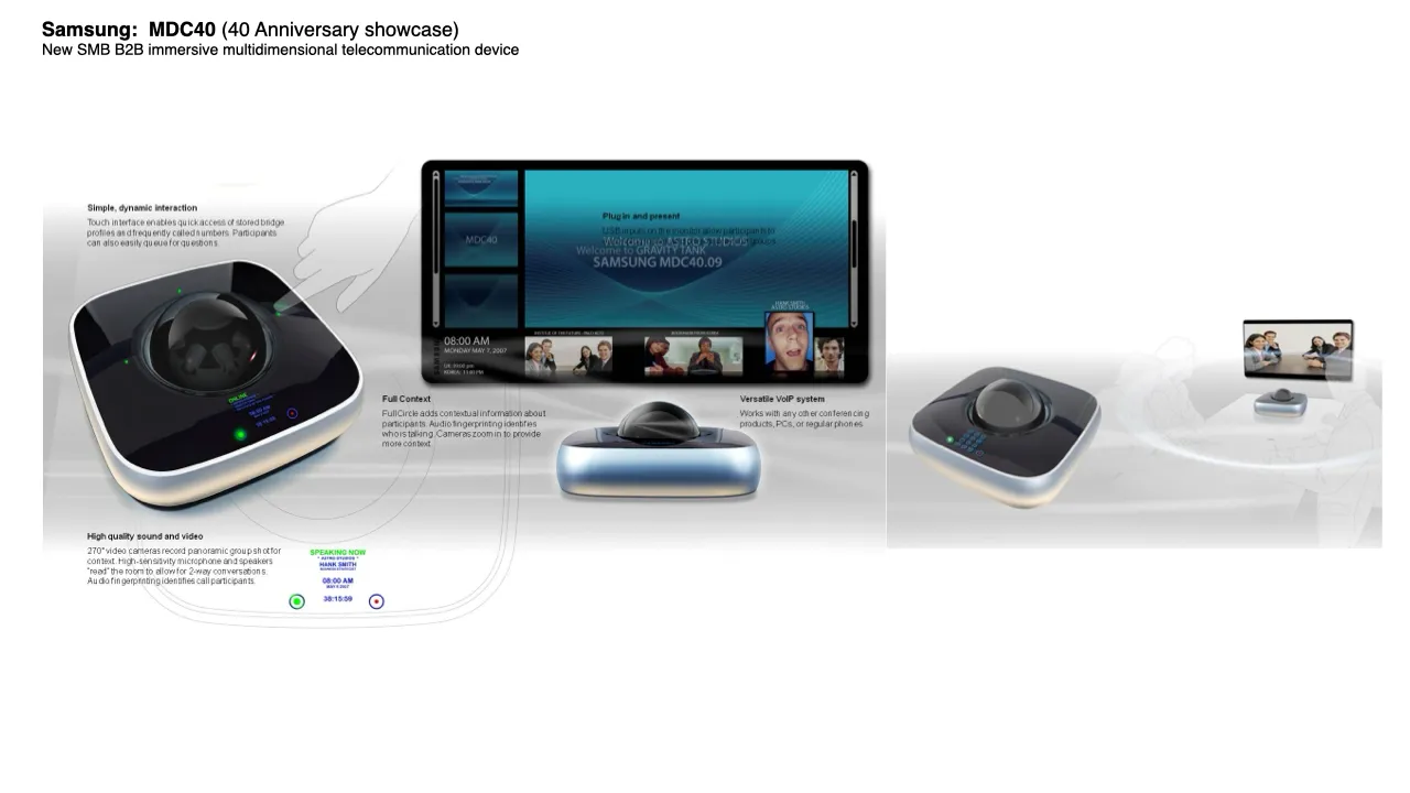 Samsung MDC40 40th Anniversary showcase