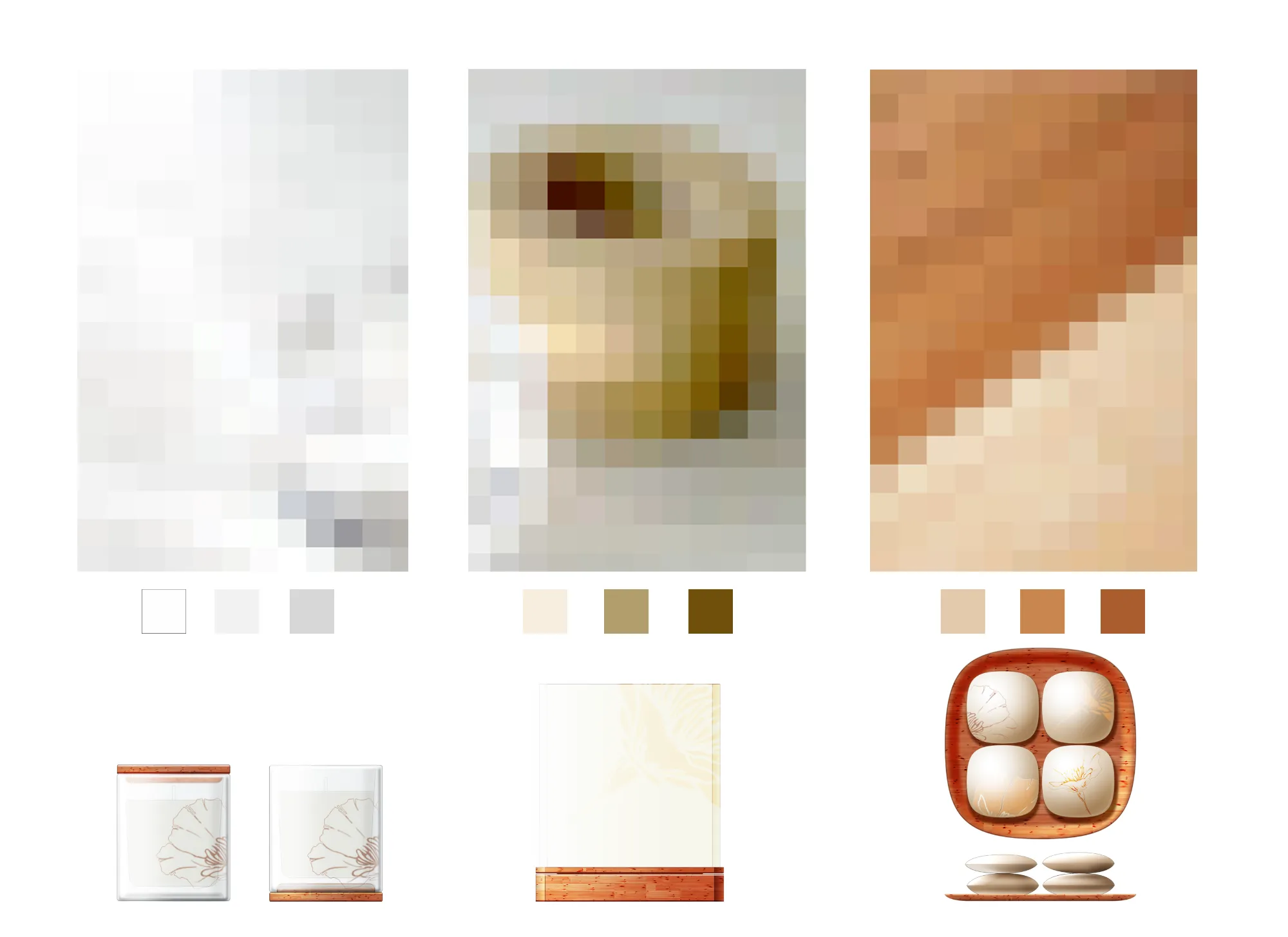 Wellness CMF palette